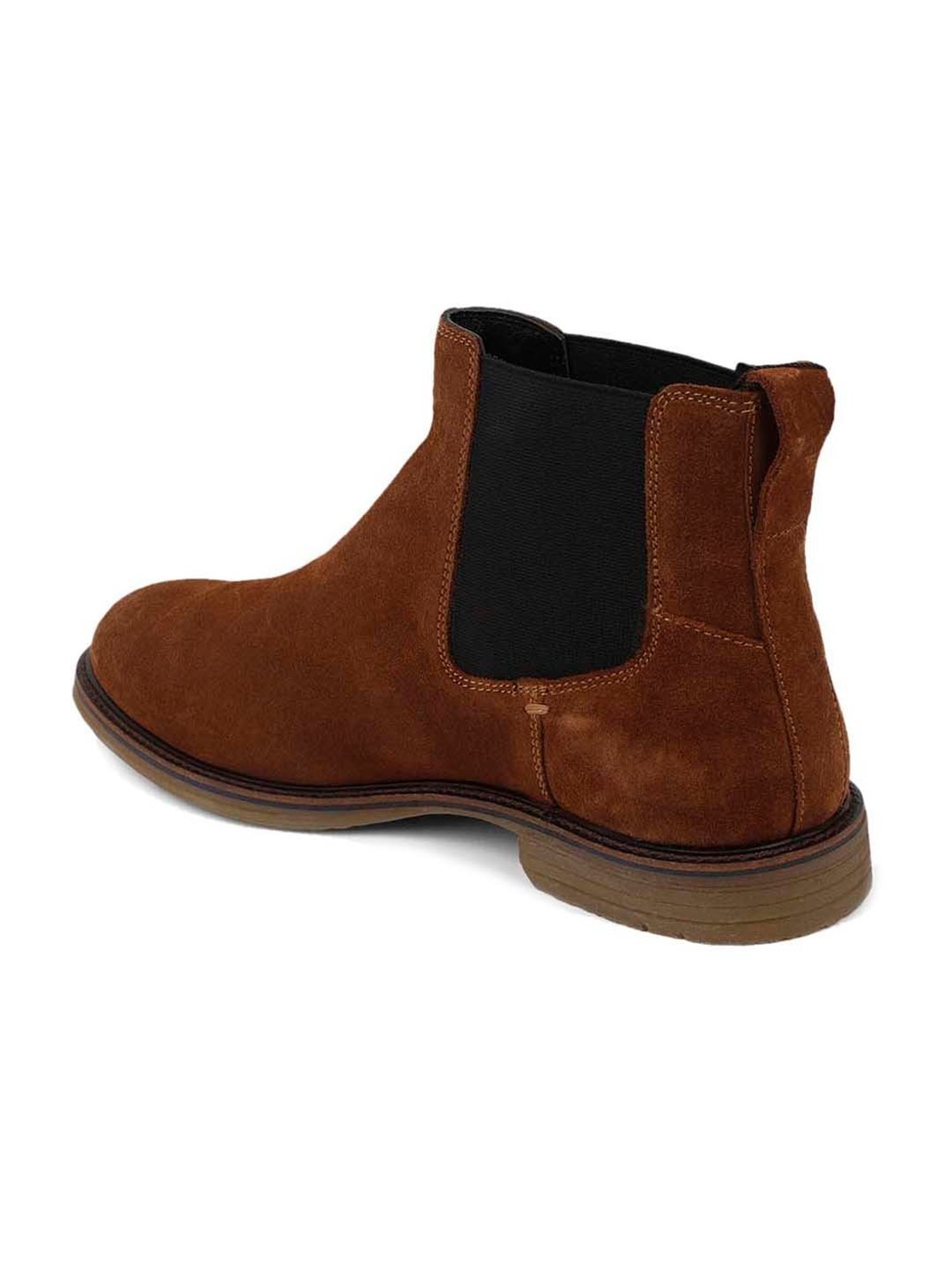 EZOK Men's Cognac Chelsea Boots