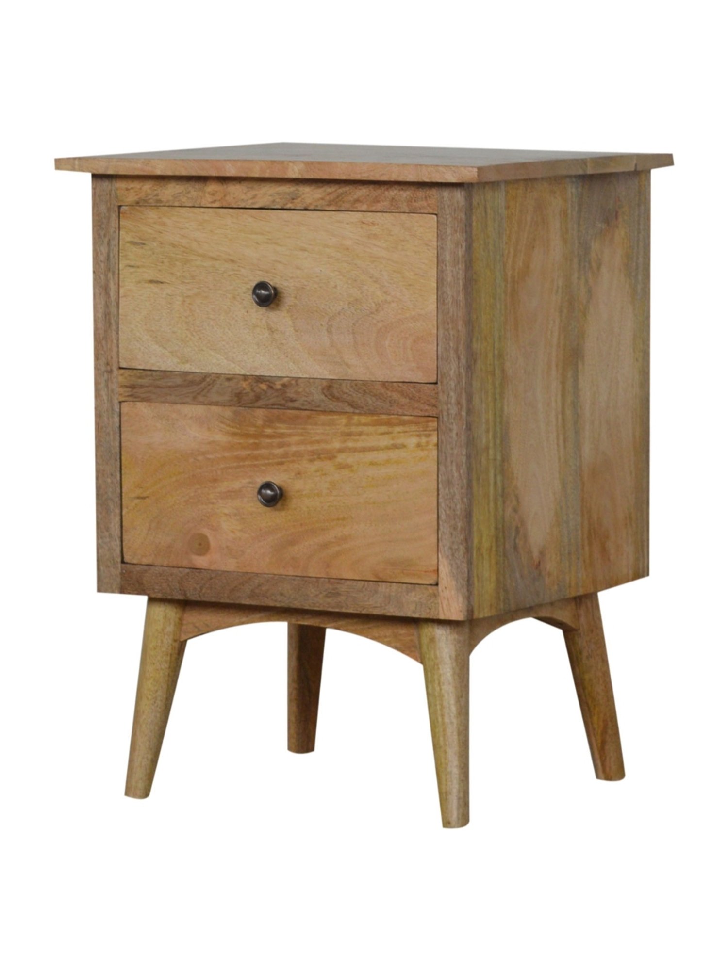 Sleepyhead Ally Teak Brown Sheesham Wood Bedside Table