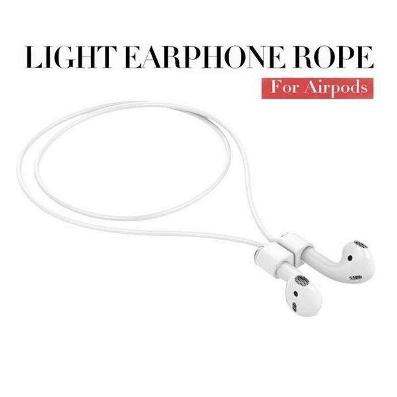 Magnetic Anti-lost Strap Compble With  AirPods 1/2, White