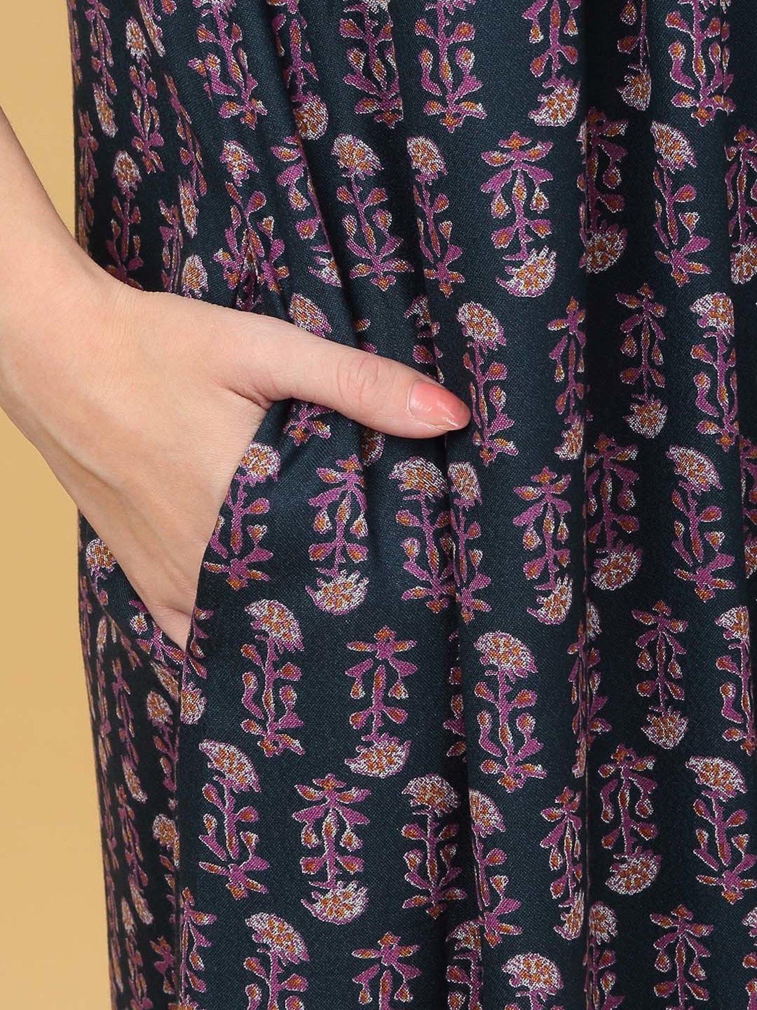 Sweet Dreams Blue Cotton Printed Nighty