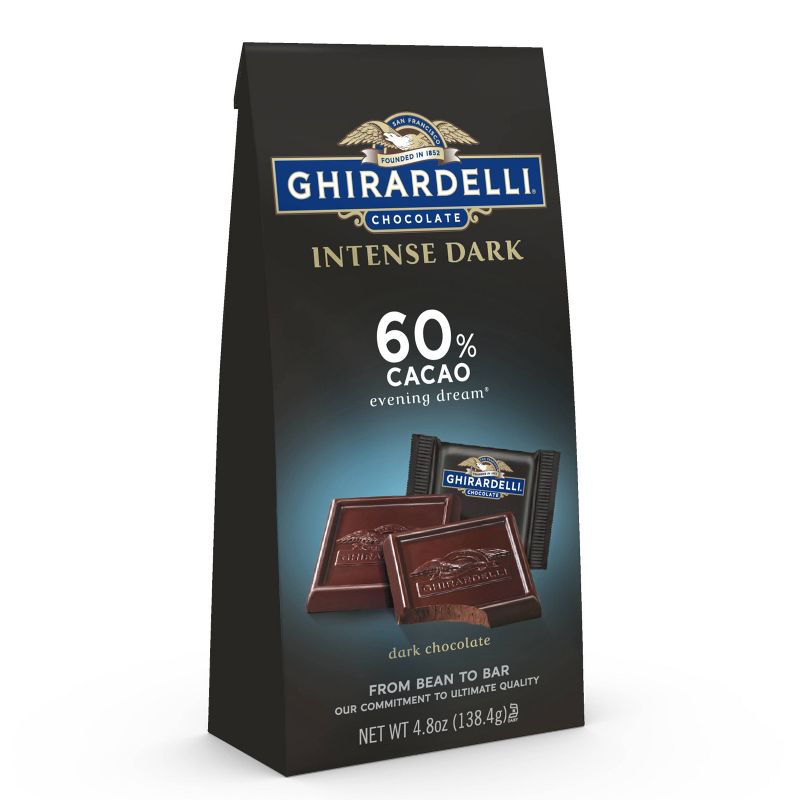 Ghirardelli Dark 60% Cacao Chocolate Squares - 4.8oz