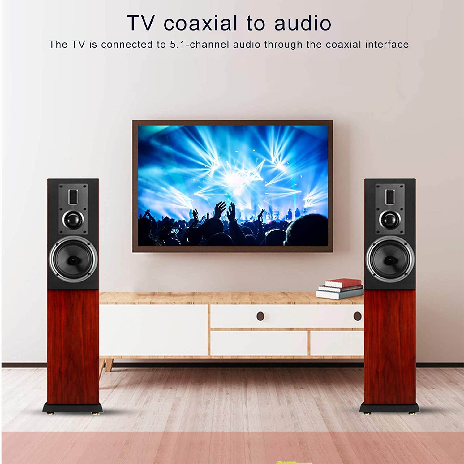 Estink Digital Audio Decoder, High Compatibility USB Port Sound Converter, Support U Disk Playback, Network Player, Hd Tv, Blu-Ray DVD, Ps3, Xbox 360 / Dm500S / Dm800Hd(US)