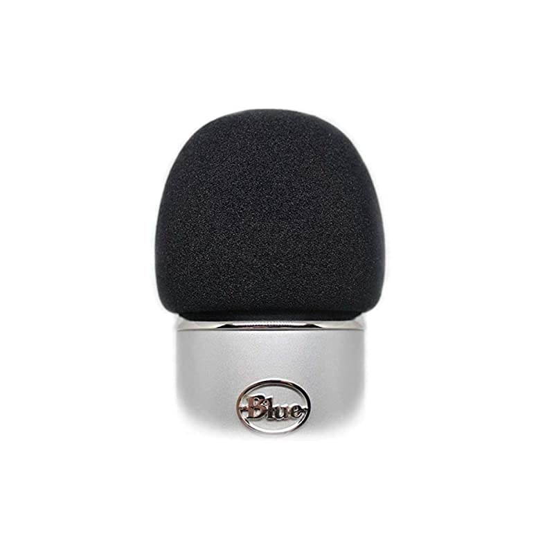 Microphone Foam Cover Compatible with Blue Yeti & Blue Yeti Pro Professional Mic Windscreen Wind Cover Pop Filter Noise Reduction Made by Quality Sponge