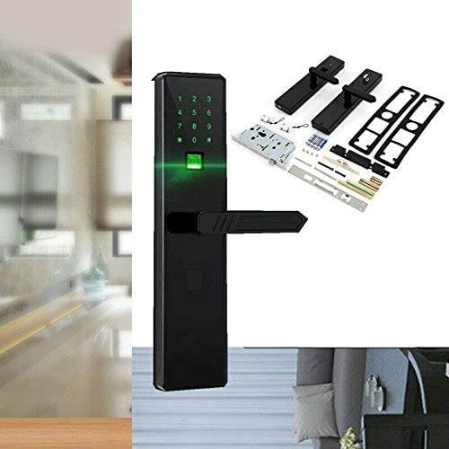 TFCFL 4-way lock digital bolt lock with card key fingerprint password electronic door lock