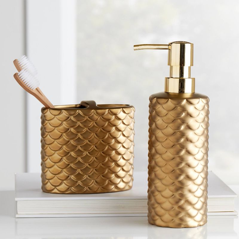 Vern Yip Koi Koi Toothbrush Holder Gold - SKL Home
