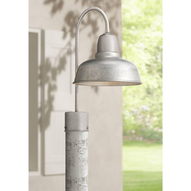1 Light Outdoor Post Mount Black - Aurora Lighting