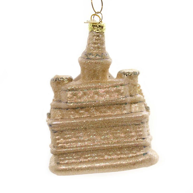 Noble Gems 4.75" Sand Castle Ornament Beach Ocean Sun Florida  -  Tree Ornaments