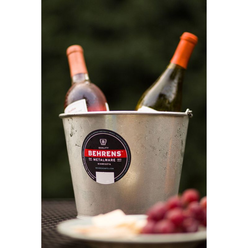 Behrens 5qt 3pk Galvanized Steel Pail Silver