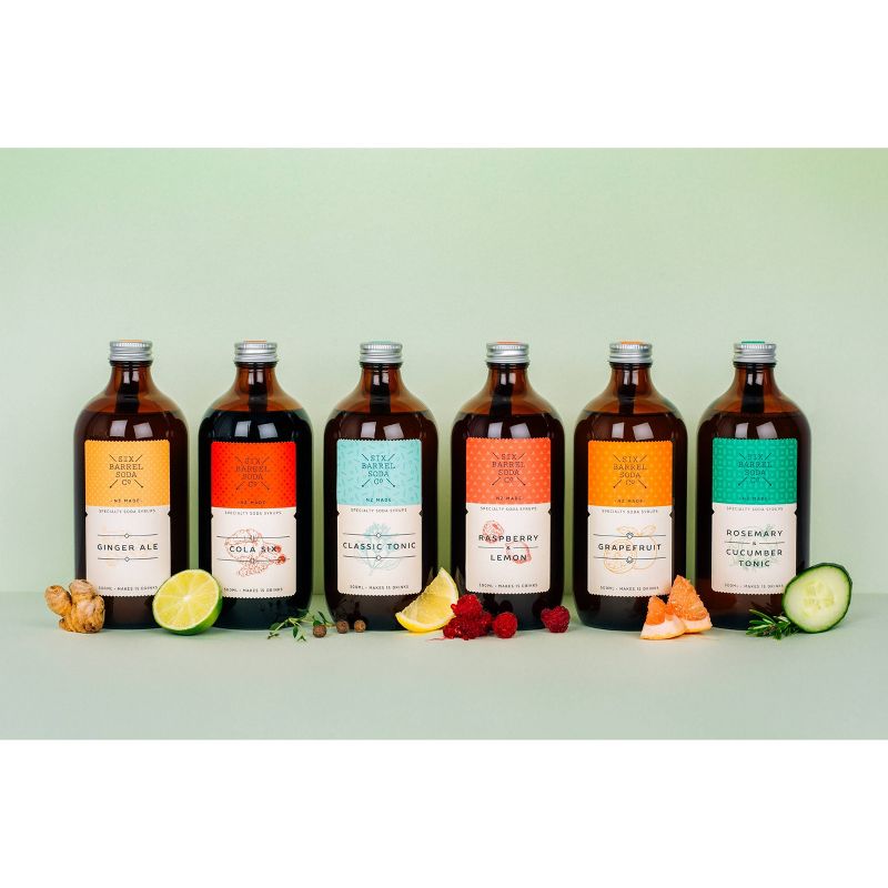 Six Barrel Soda Co. Classic Tonic Soda Syrup - 16.9fl oz