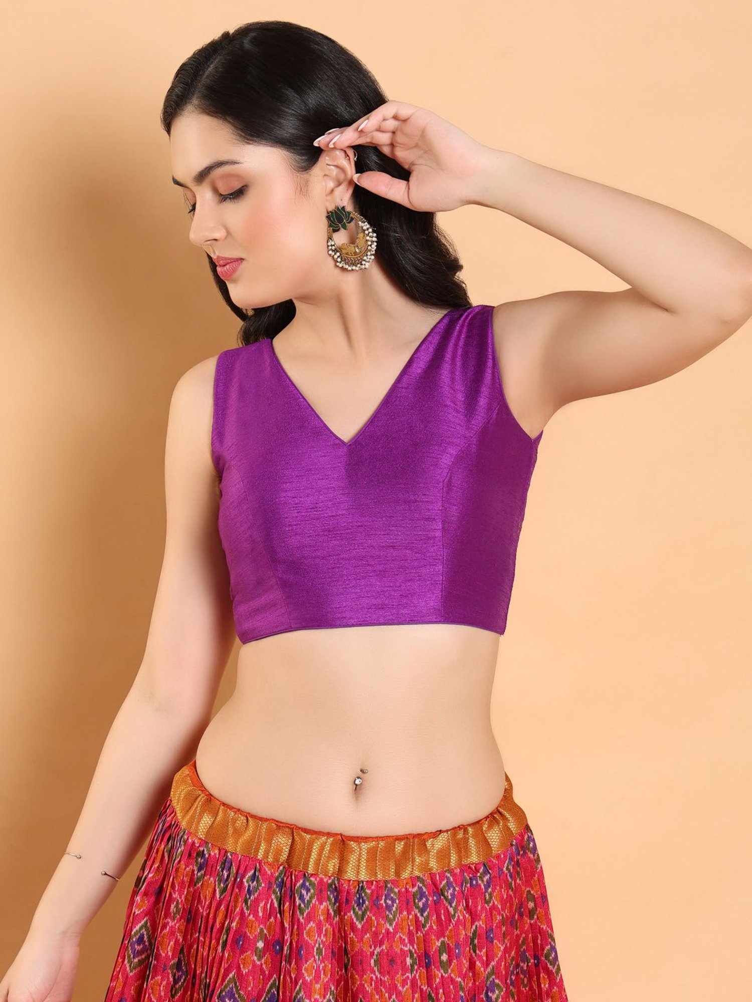 Salwar Studio Purple Blouse