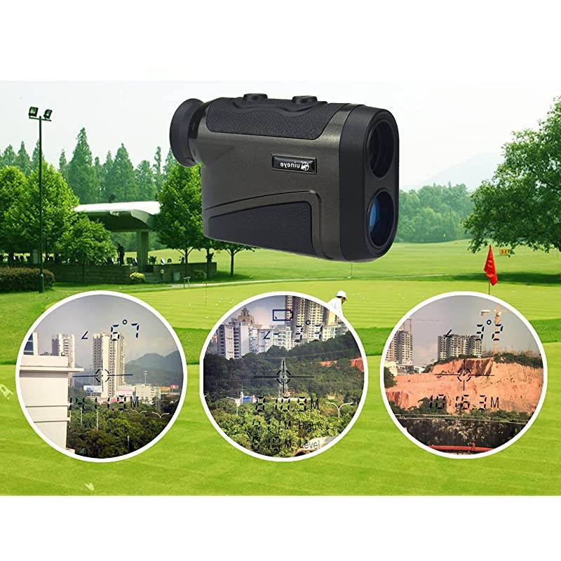 Laser Rangefinder - Range : 5-1950 Yards, 0.33 Yard Accuracy, Golf Rangefinder with Height, Angle, Horizontal Distance Measurement Perfect for Hunting, Golf, Engineering Survey