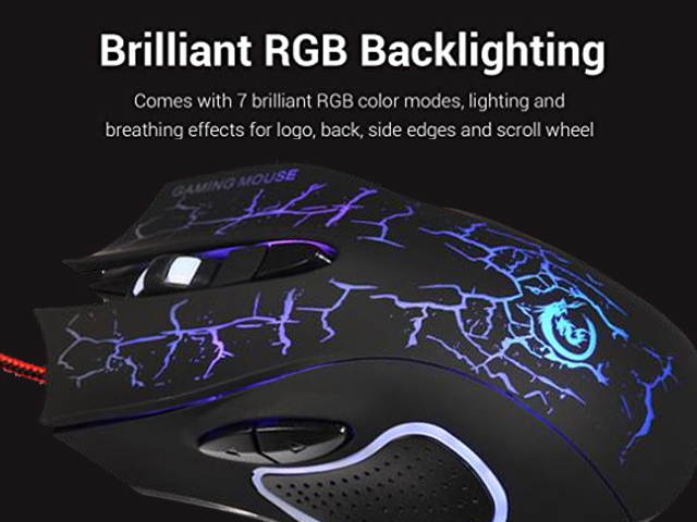 RGB Gaming Mouse Wired Photoelectric Mouse Ergonomic Hand Grips Reaction Sensitive E-sports Mouse RGB Backlit Optical Wired Gaming Mouse USB,GM02