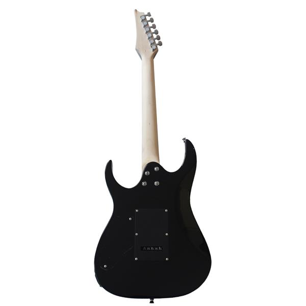 170 Burning Fire Style Professional Electric Guitar with Bag + Strap + Paddle + Rocker + Cable + Wrench Tool