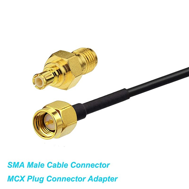 Dual Band 978MHz 1090MHz 5dBi Magnetic Base SMA Male MCX Antenna 2Pack for Aviation Dual Band 978MHz 1090MHz ADSB Receiver RTL SDR Software Defined Radio USB Stick Dongle Tuner Receiver