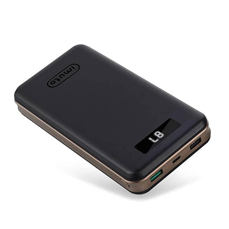 Updated 30000mAh Power Bank PD 18W,  QC3.0 USB C Portable Charger with 3 Outputs External Battery Pack Cell Phone Charger Compatible with iPhone 12 Pro Max Samsung S10 iPad Pro MacBook Nintendo