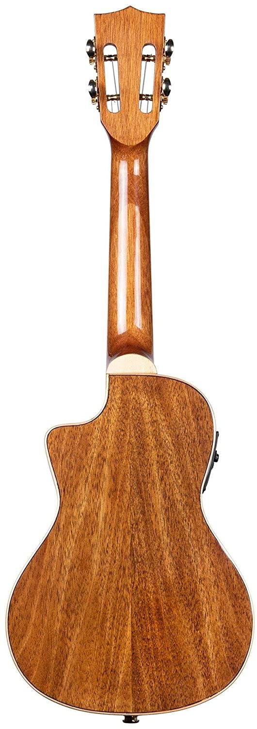 Kala KA-KCGE-C Hawaiian Koa Concert Cutaway Ukulele with EQ