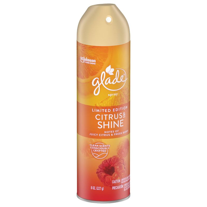 Glade Citrus & Shine Aerosol - 8oz