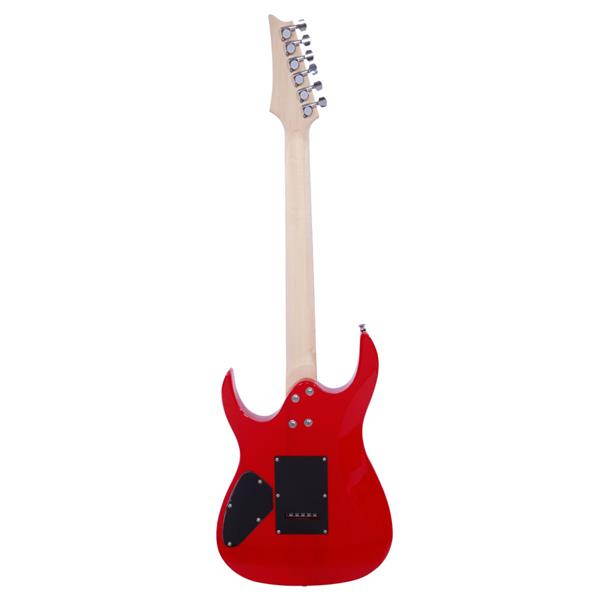 170 Burning Fire Style Professional Electric Guitar with Bag + Strap + Paddle + Rocker + Cable + Wrench Tool