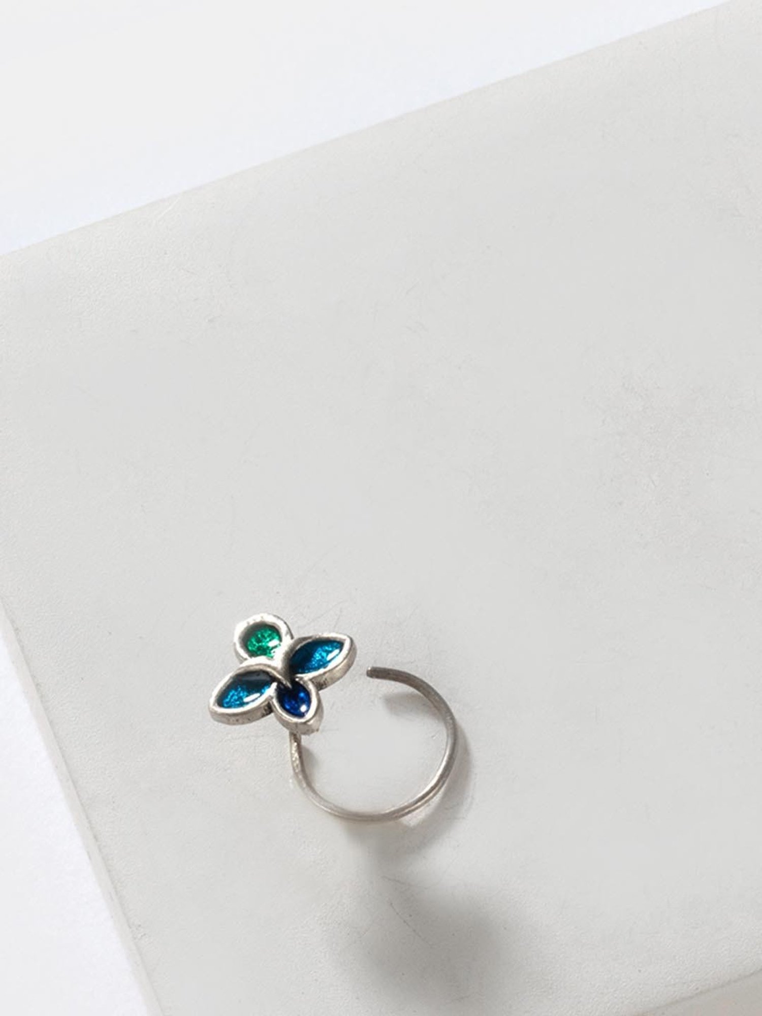 March by FableStreet 92.5 Sterling Silver Classic Nose Ring