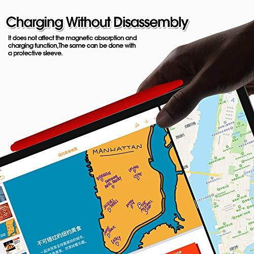 Silicone Case Compatible with Apple MU8F2AMA Pencil 2nd Generation Holder Sleeve Skin Pocket Cover Accessories for iPad Pro 3rd GenerationProtective Nib Covers Red