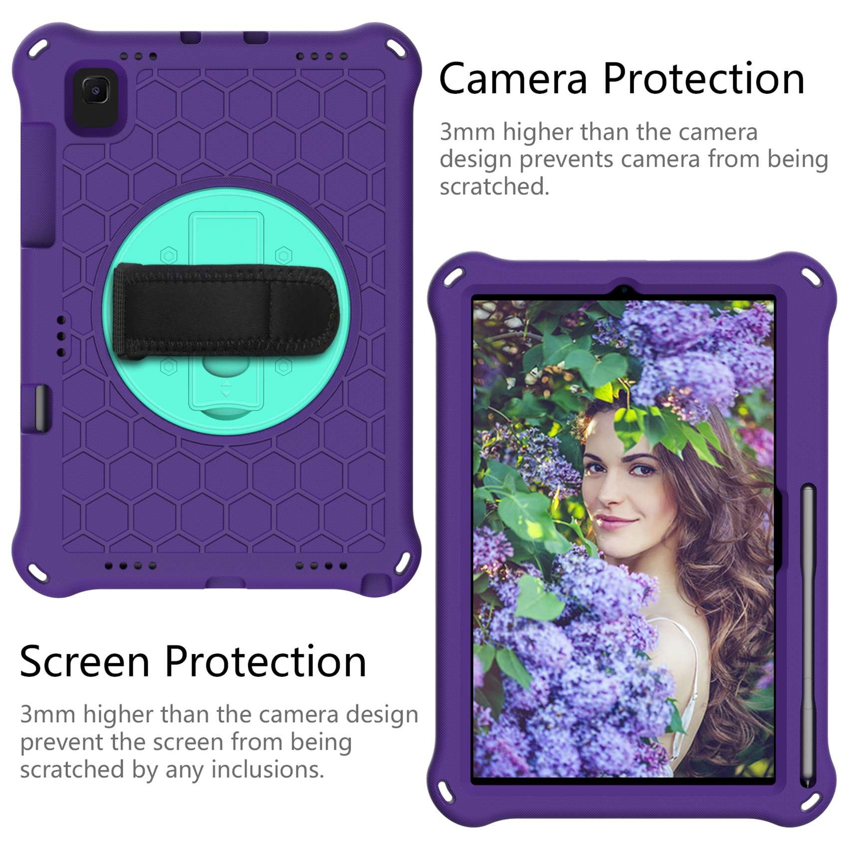 UAG Designed for Microsoft Surface Go 2 / Surface Go Case Scout w/Handstrap [Black] Rugged Military Drop Tested Protective Cover