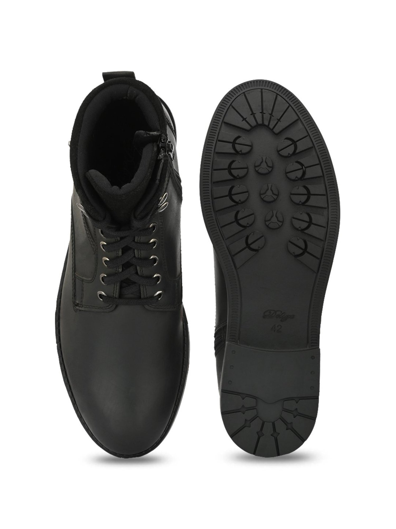 Delize Men's Black Derby Boots