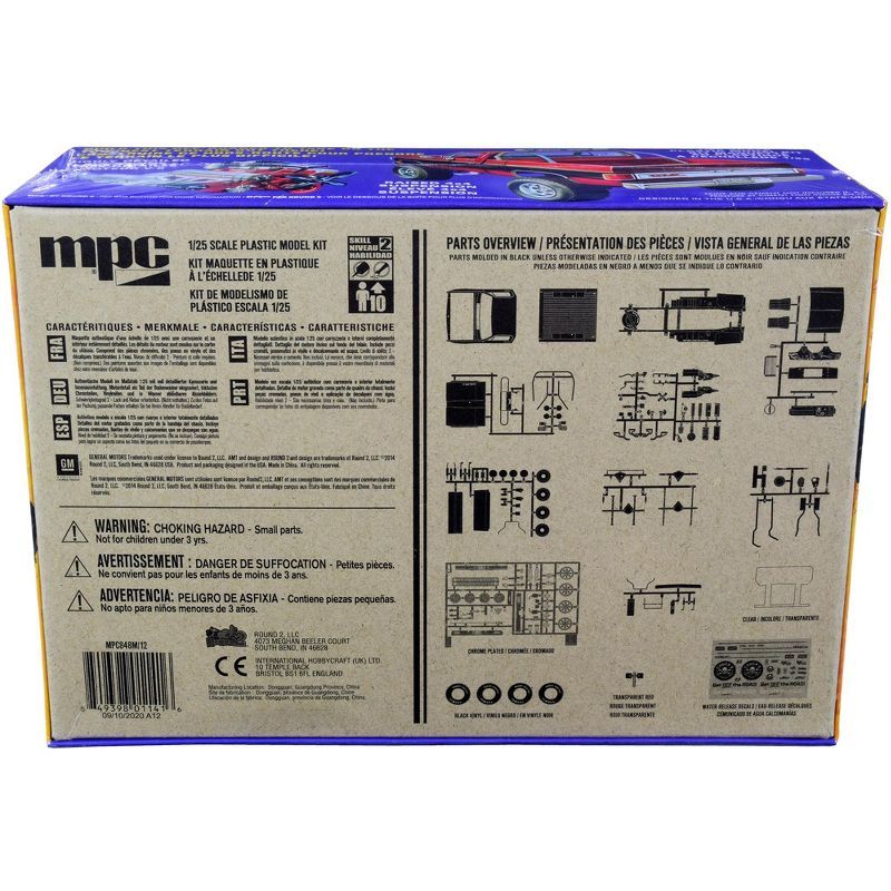 Skill 2 Model Kit 1984 GMC Pickup Truck (Molded in Black) "Deserter" 1/25 Scale Model by MPC