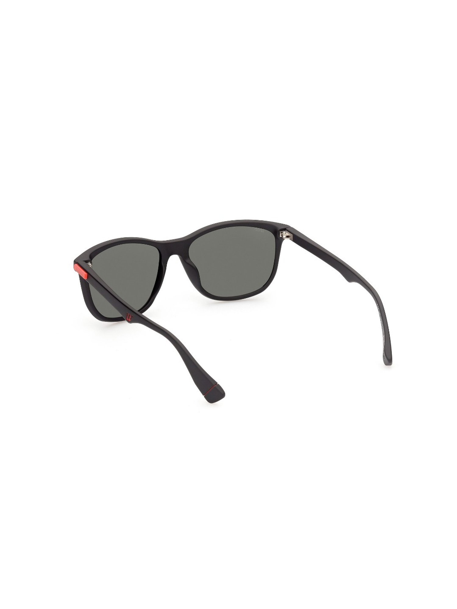Web Eyewear Grey Oval Sunglasses for Men Designed in Italy