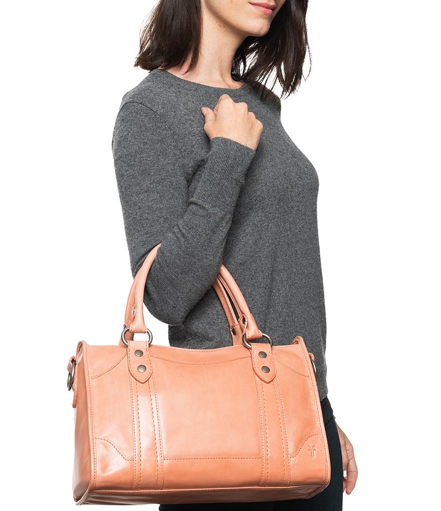 Frye Melissa Washed Leather Satchel Bag