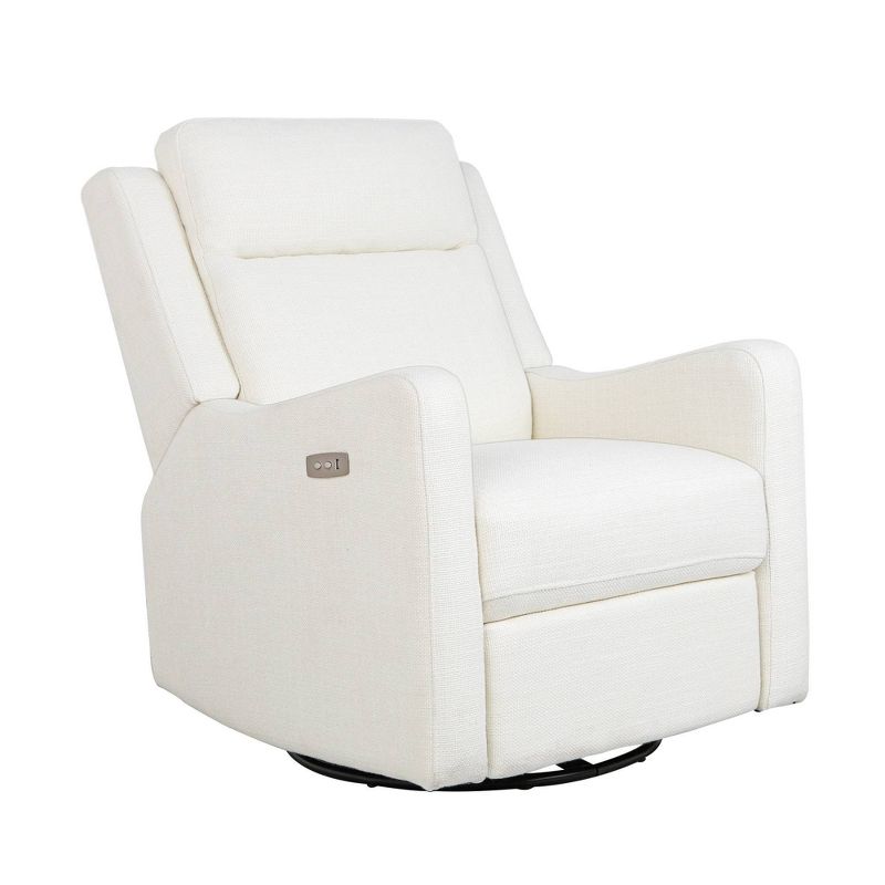 Karla Dubois Sanora Power Accent Chair - White