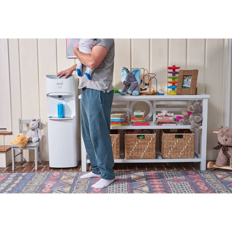 Primo First Steps Bottom Loading Water Dispenser for Baby Formula - White