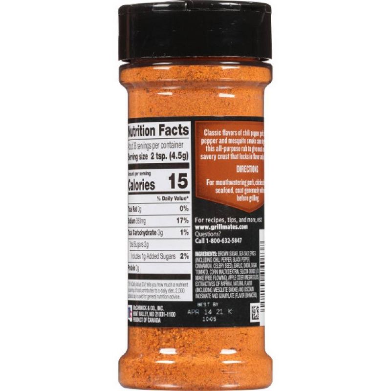 McCormick Grill Mates BBQ Rub- 6oz