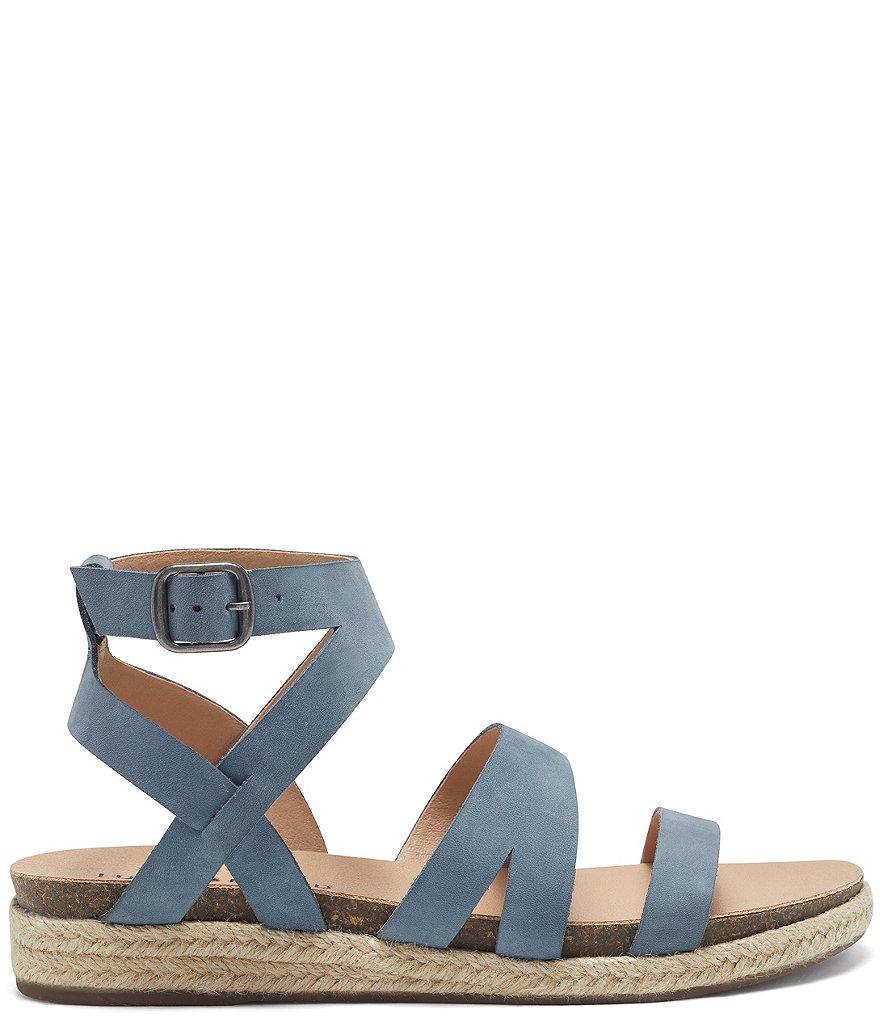 Lucky Brand Glaina Nubuck Espadrille Sandals
