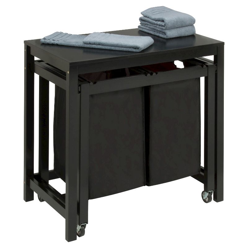 Rolling Triple Laundry Sorter White - Threshold™