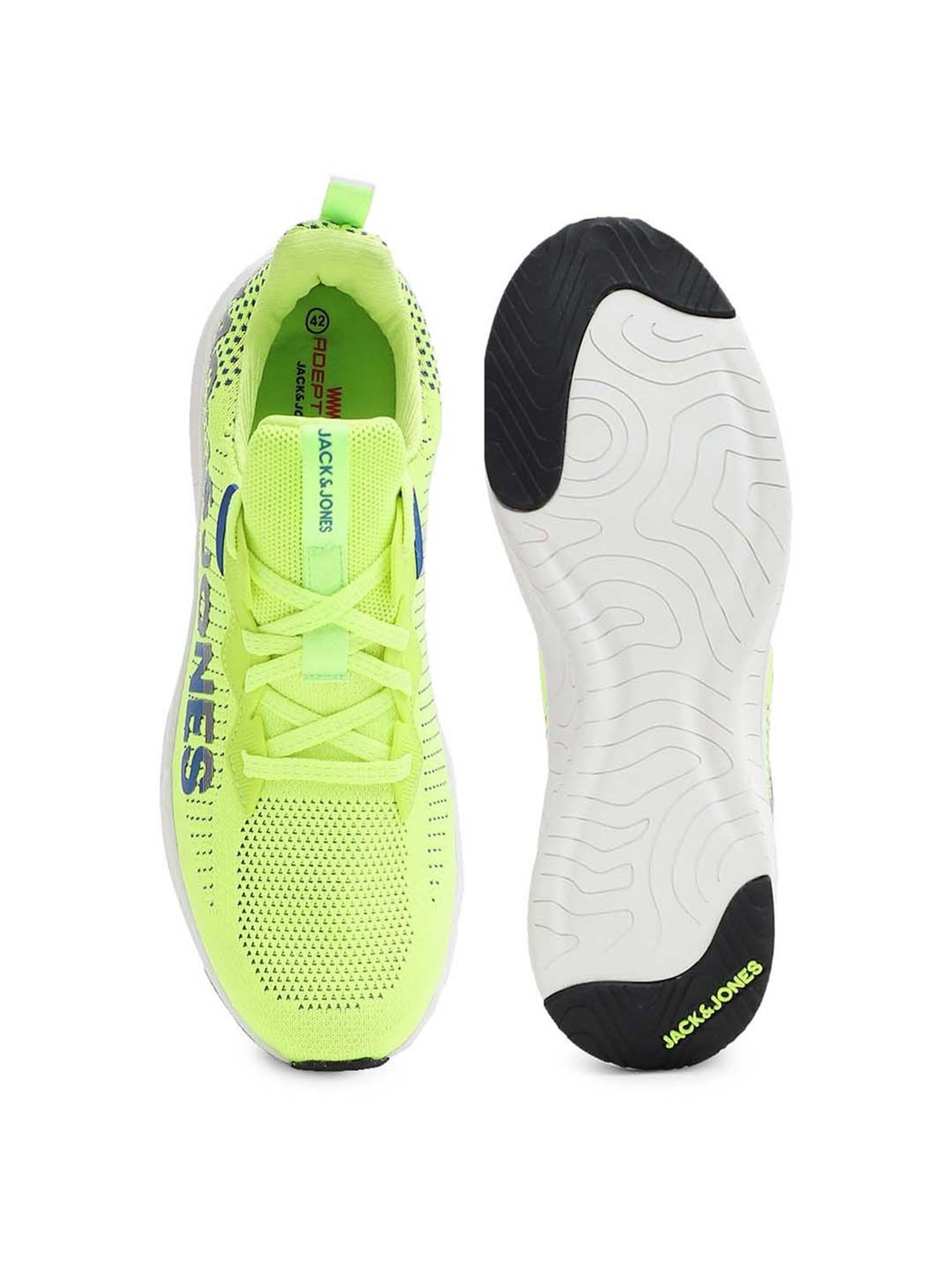 Jack & Jones Men's Acid Lime Casual Sneakers