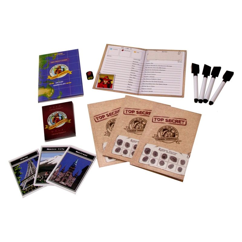 Pressman Where in the World is Carmen Sandiego? Game