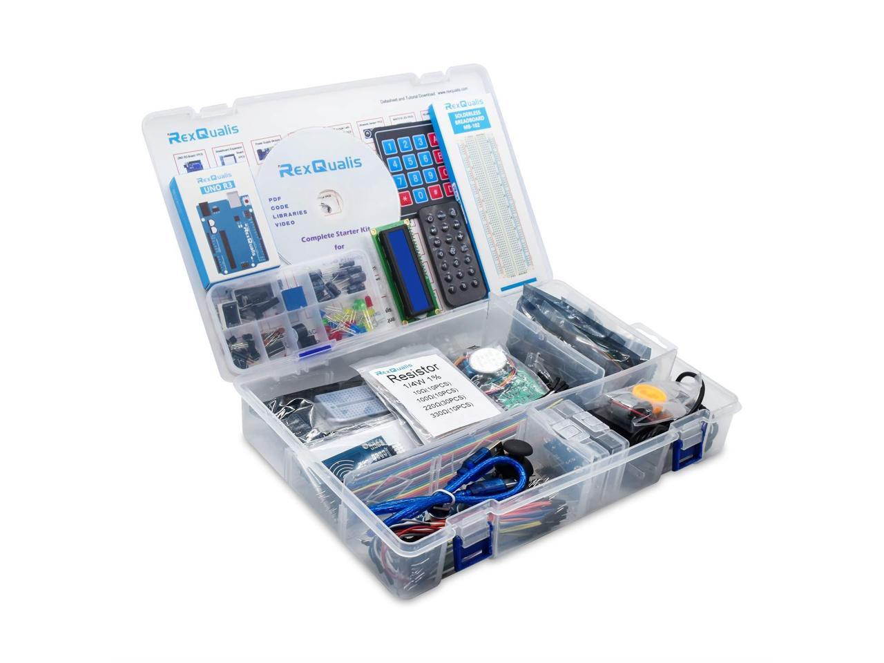 REXQualis Arduino UNO R3 Complete Starter Kit w/Detailed Tutorial for Arduino UNO