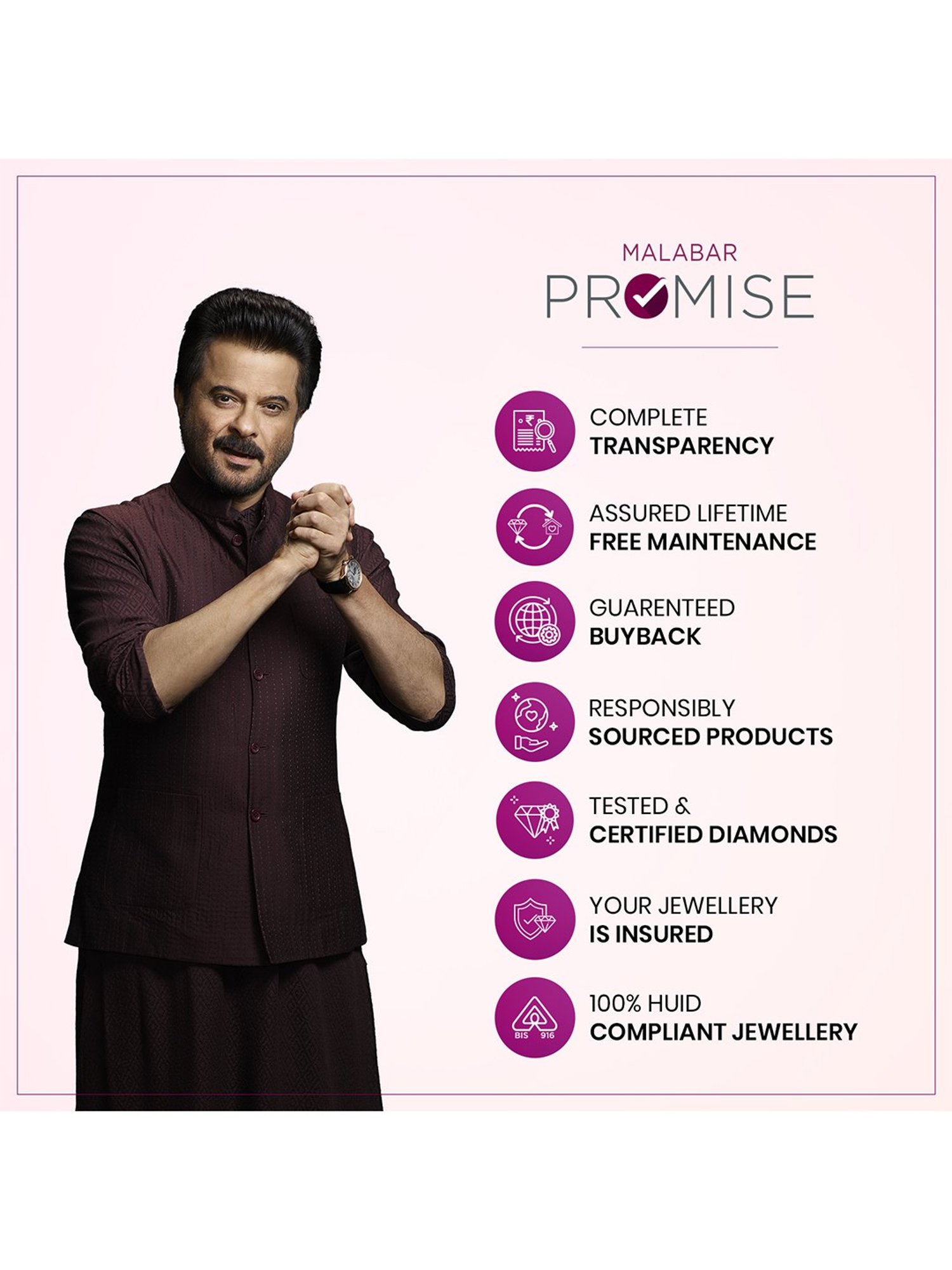 Mia by Tanishq 14 Karat Yellow Gold Two to Tango Diamond Necklace