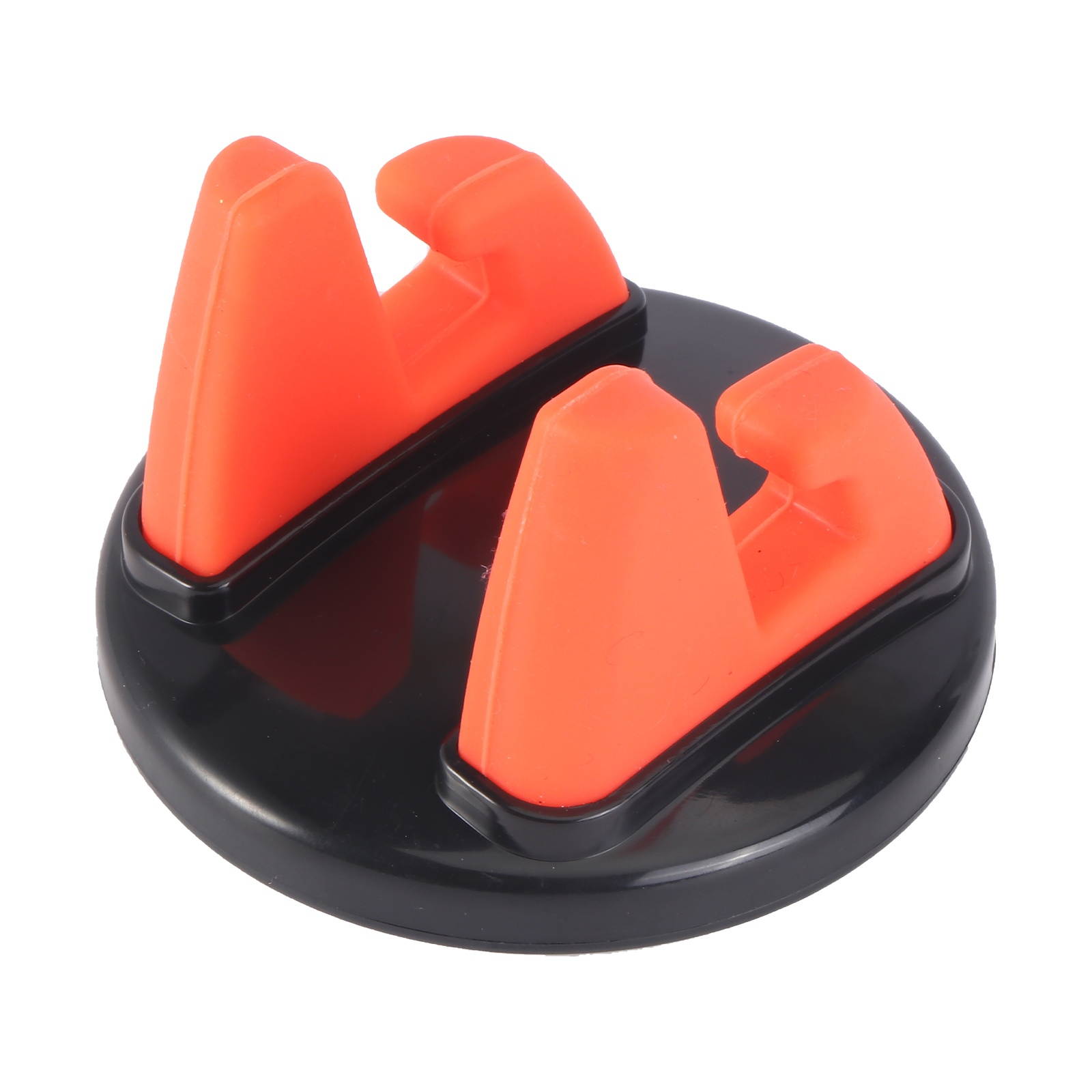 Multifunctional Vehicle Mounted Mobile Phone Navigation Support Holder Silicone Car Adhesive GPS Desktop Stand Bracket for Phones (Black)