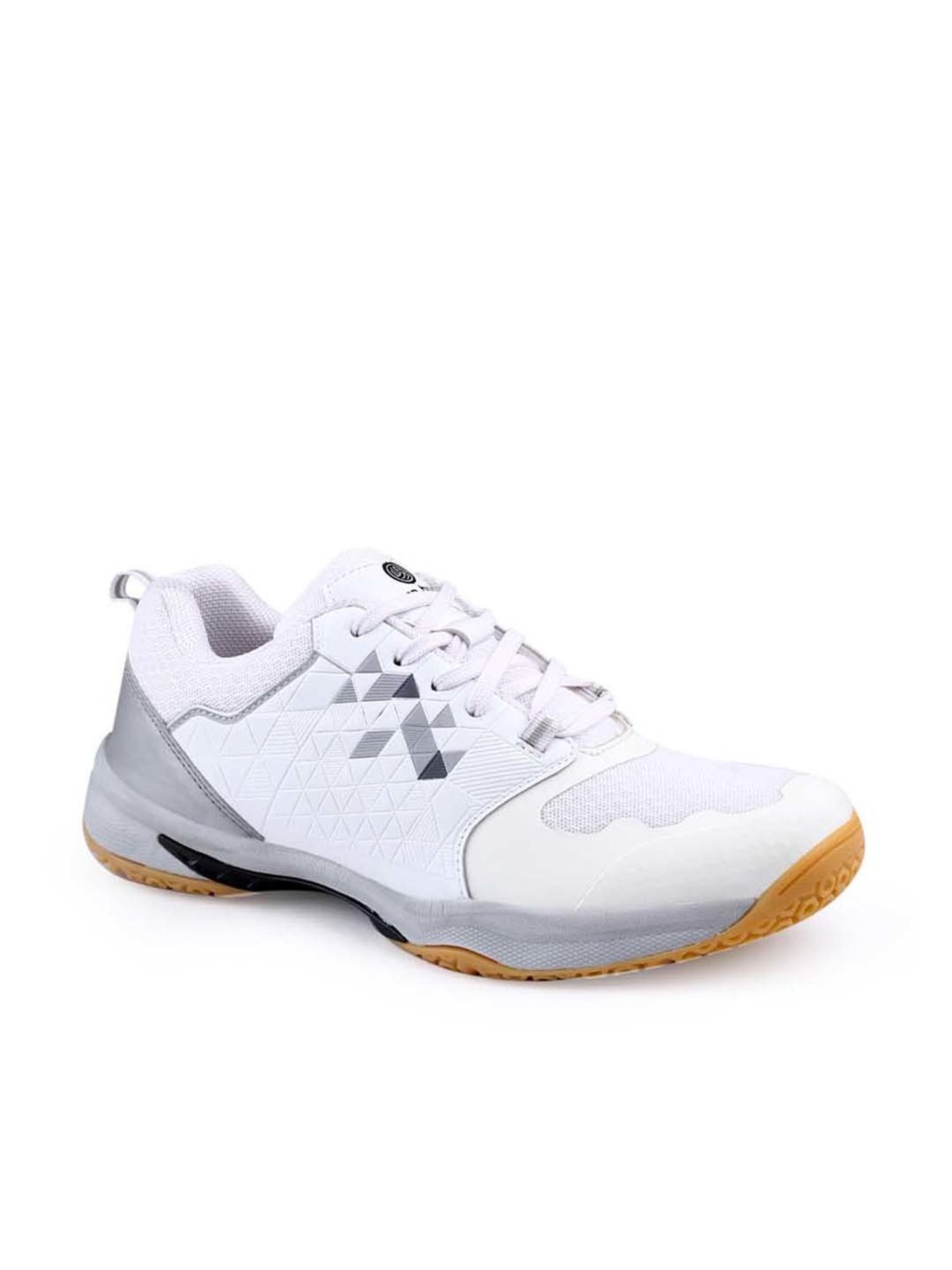 Bacca Bucci Men's PINNACLE SWIFTSTRIKE White Indoor Court Shoes