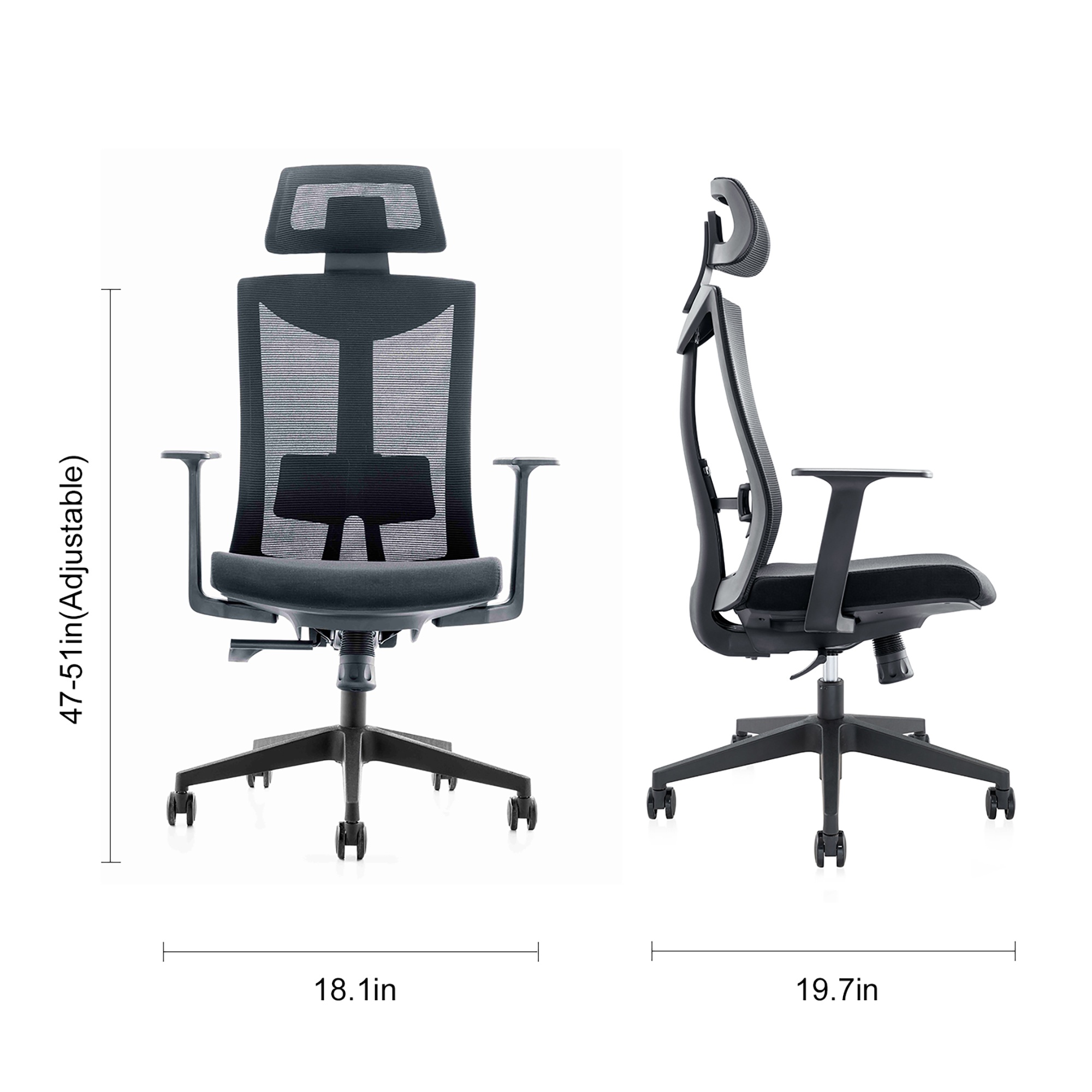 Professional office network chair rotary lifting network cloth computer chair household ergonomic computer chair office chair conference chair