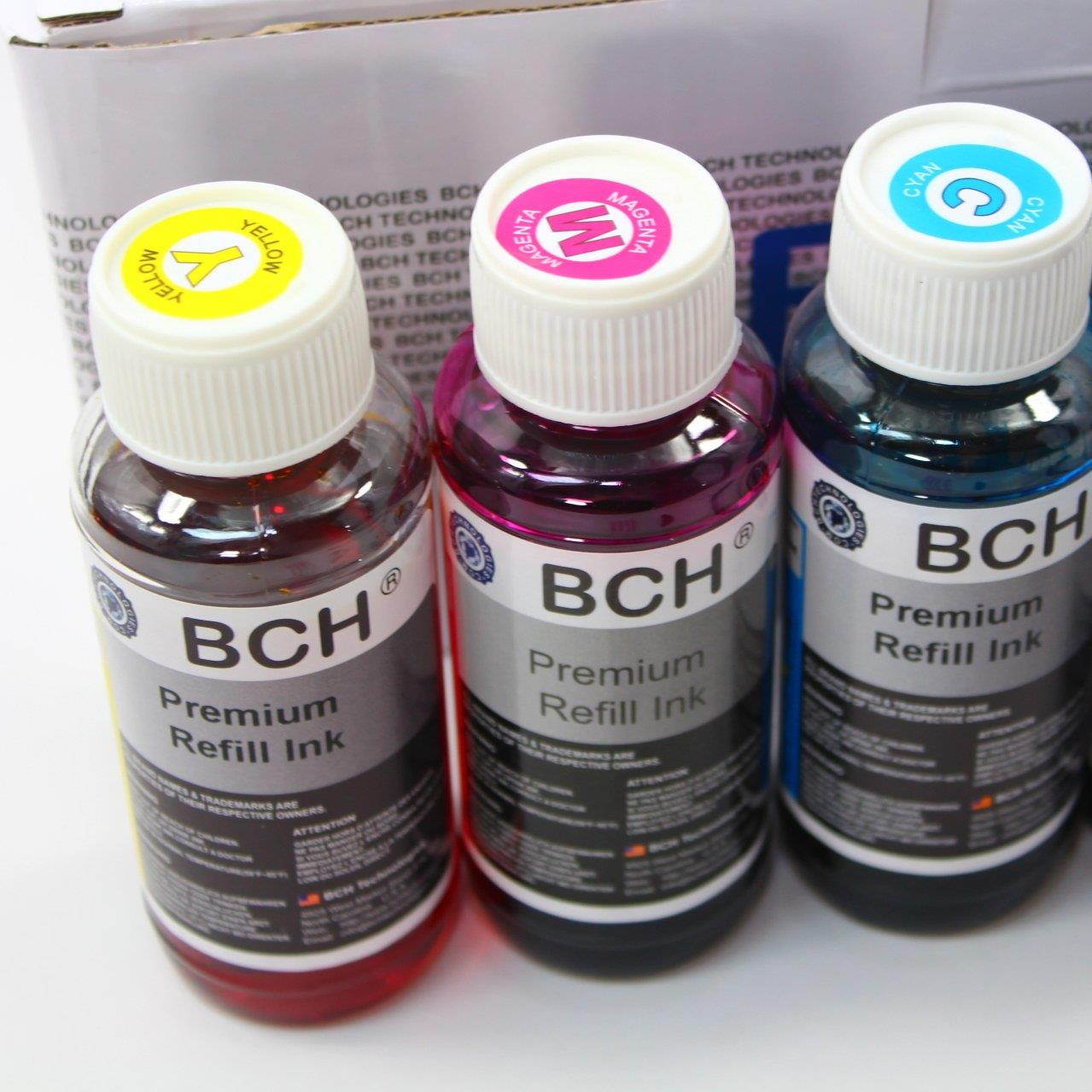 BCH Premium 600 ml (20oz) Bulk Refill Ink for H/P Printers