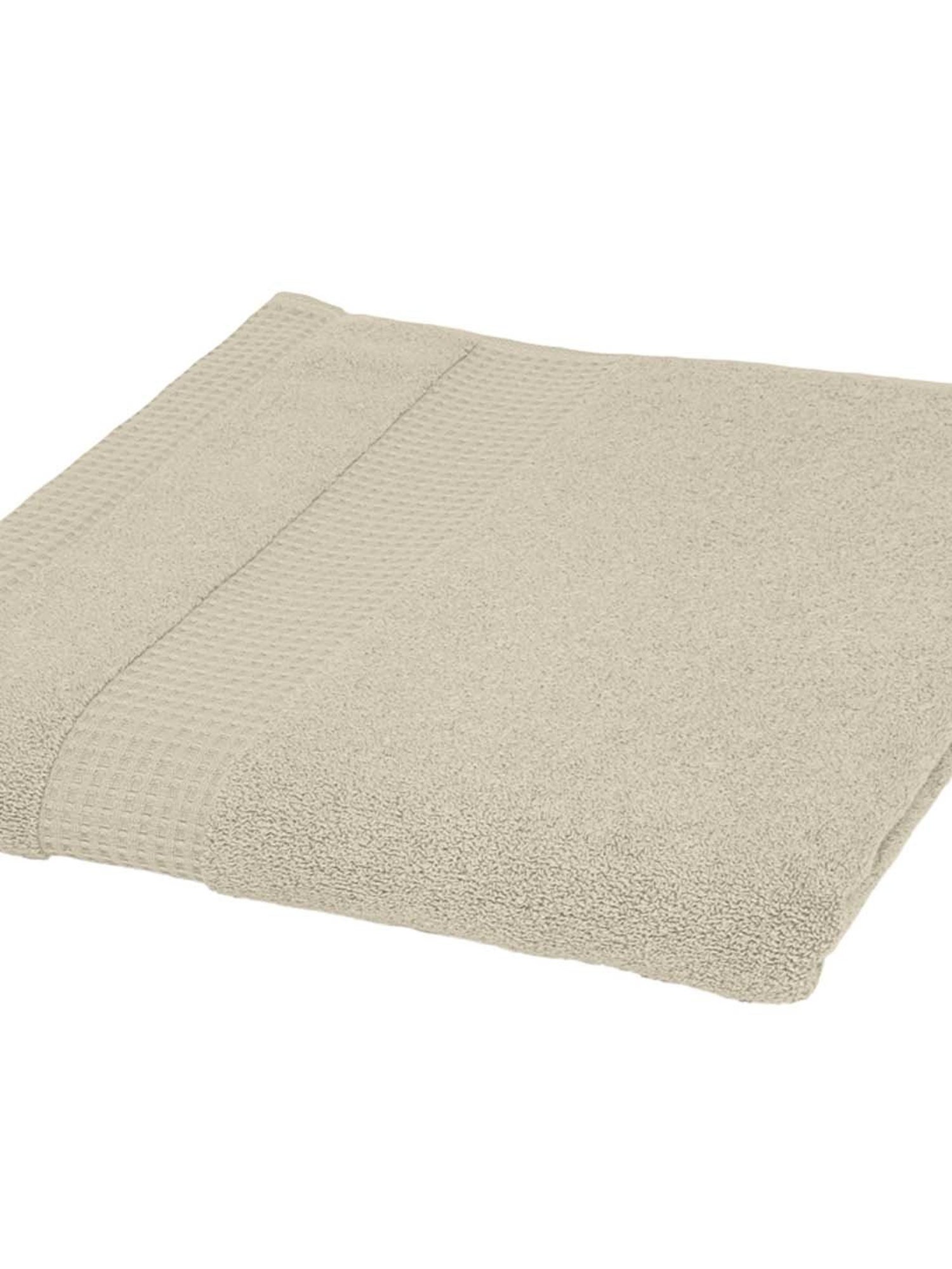 DDECOR Live Beautiful Beige Cotton 500 GSM Bath Towel - Set of 1