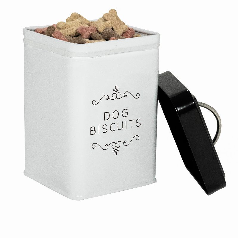 Amici Pet Sparky Metal Canister, Dog Biscuits, 36oz