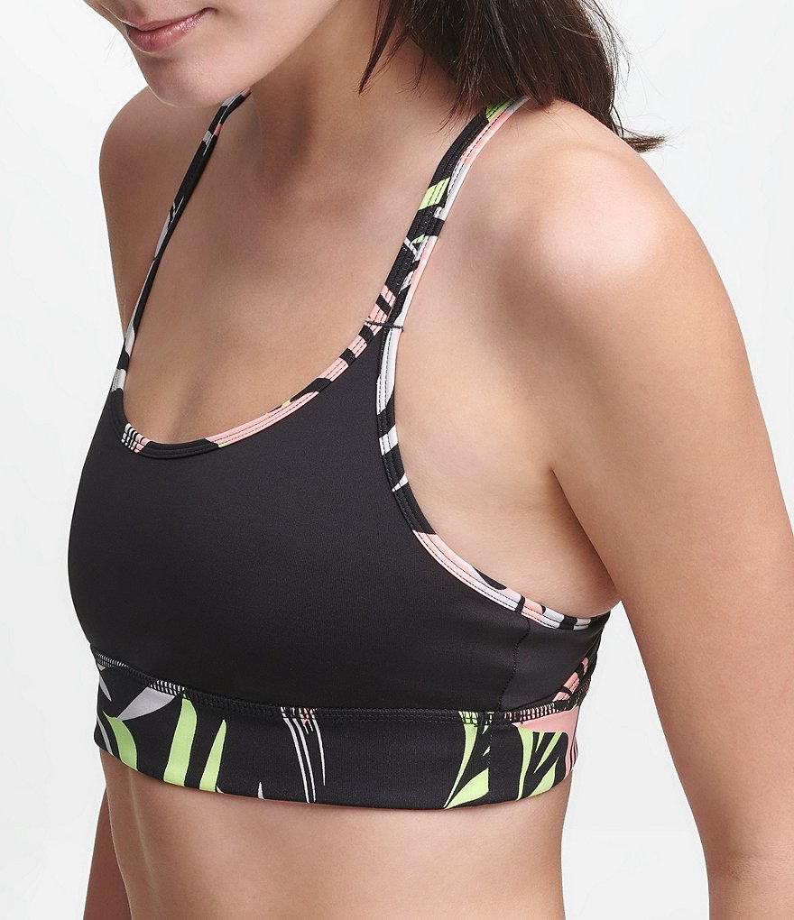 Free People FP Movement Square Neck Coordinating Good Karma Tie-Dye Sports Bra