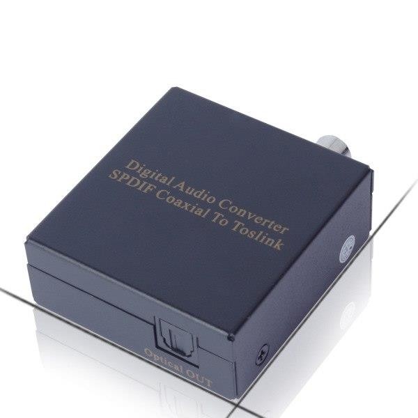 REDAMIGO Digital Audio Converter SPDIF Coaxial to Toslink Optical Digital Converter Audio Converter Adapter 003M1