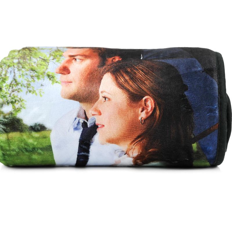 Surreal Entertainment The Office Sunday Afternoon Art Style Fleece Throw Blanket | 60 x 45 Inches