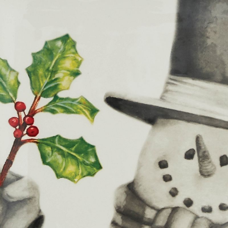 Park Designs Sketchbook Snowman Salad Plate Set - White