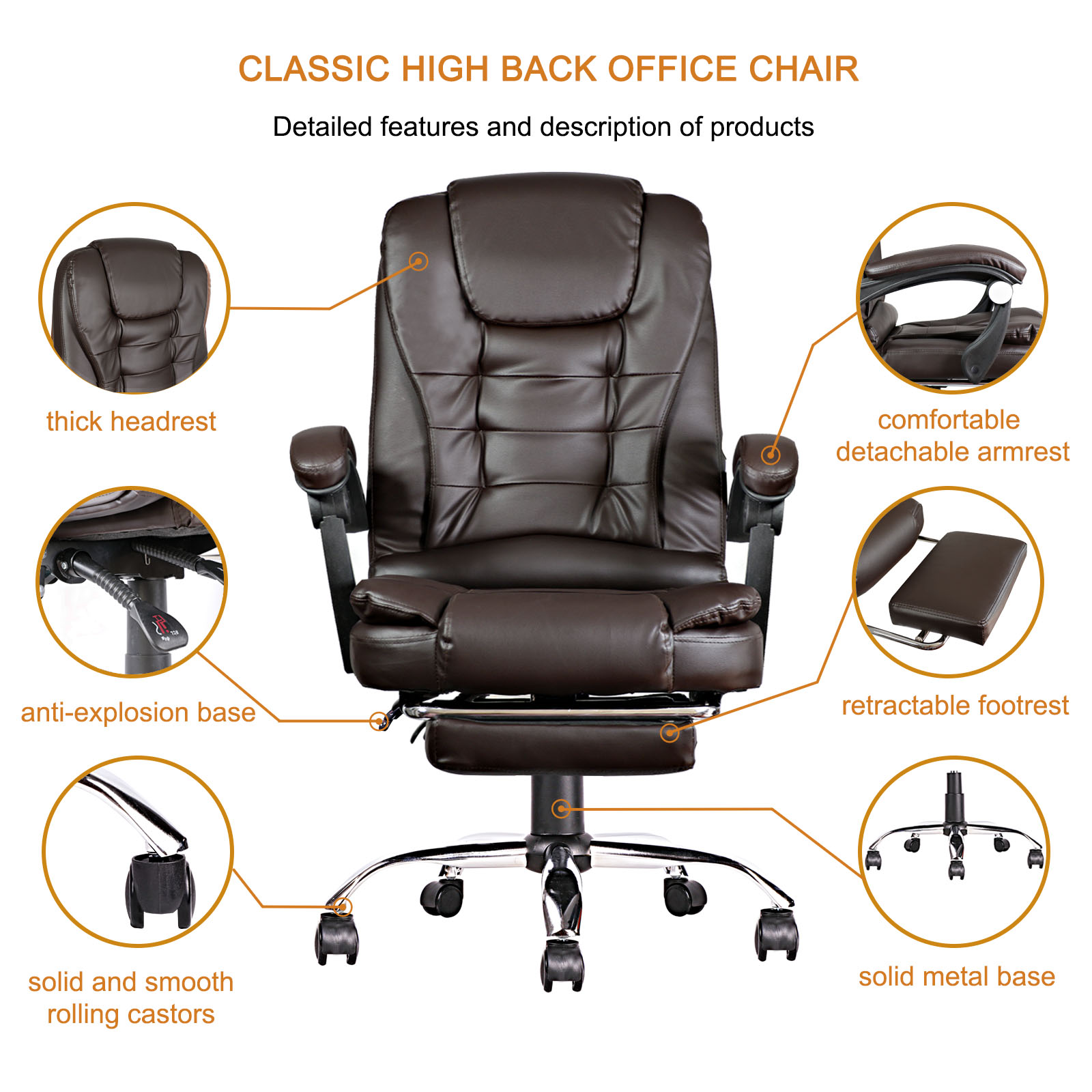 Ergonomic Executive Home Office Chairs