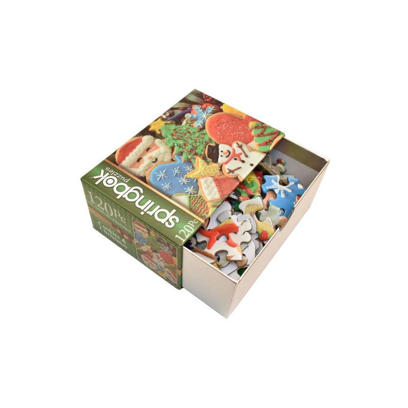 Springbok Cookies & Christmas Mini Jigsaw Puzzle - 120pc